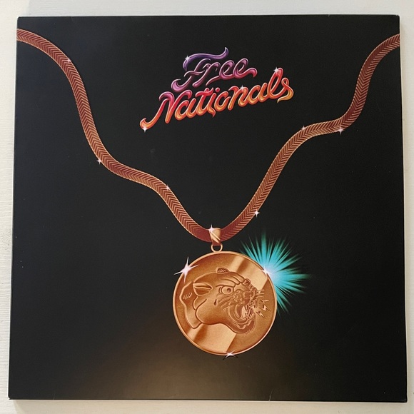 Free Nationals vinyl record limited edition transparent with gold splatter - Picture 1 of 5